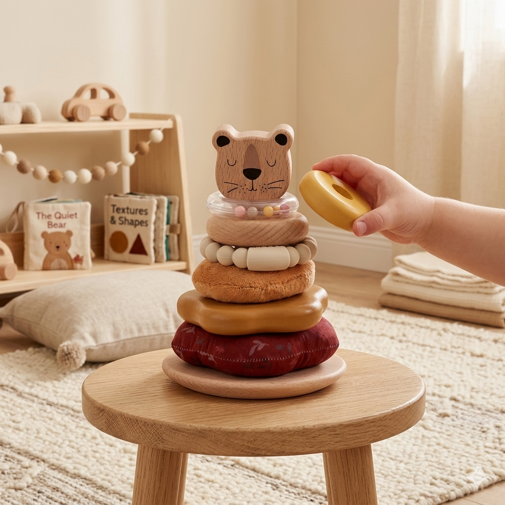 Jouets d'empilement montessori