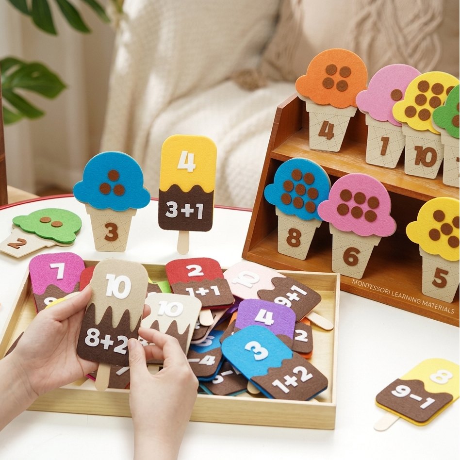 Jouet mathématique montessori