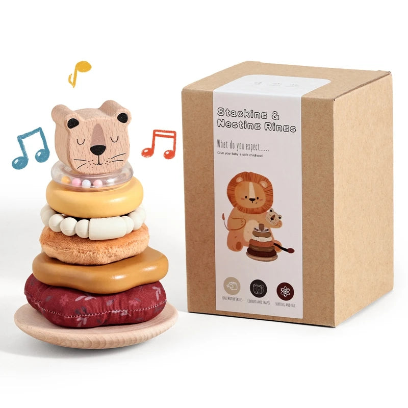 Jouets d'empilement montessori